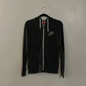Zip Grey Nike Hoodie